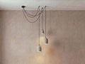 3 Archy Cluster Hooked — pumice stone, black cord — More Circular