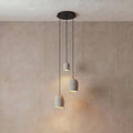 3 Archy Cluster — pumice stone, black cord — More Circular