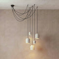 5 Archy Cluster Hooked — white, black cord — More Circular