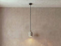 Archy Pendant Mini — pumice stone, black cord — More Circular