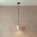 Archy Pendant Mini — white, black cord — More Circular