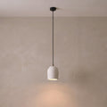 Archy Pendant — white, black cord — More Circular