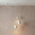 3 Archy Cluster Hooked — white, linen cord — More Circular