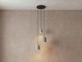 3 Archy Cluster — pumice stone, black cord — More Circular
