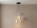 3 Archy Cluster — white, black cord — More Circular