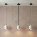 3 Archy Pendant Set — white, black cord — More Circular