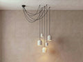 5 Archy Cluster Hooked — white, black cord — More Circular