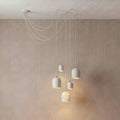 5 Archy Cluster Hooked — white, linen cord — More Circular