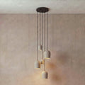 5 Archy Cluster — pumice stone, black cord — More Circular