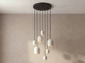 7 Archy Cluster — white, black cord — More Circular
