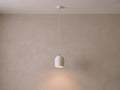 Archy Pendant — white, linen cord — More Circular