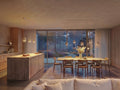 3 Archy Dine above a kitchen island and 5 Archy Dine above a dining table