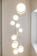 Cluster contemporary lighting 9 white archy cluster set more circular 2024.